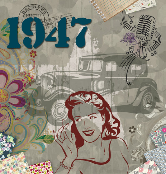 Cartes d'année de naissance de 1940 à 1949