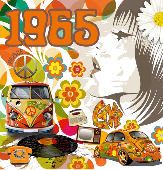 Cartes d'année de naissance de 1960 à 1969